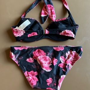 Kate Spade Rosa Print Bikini XS new without tags